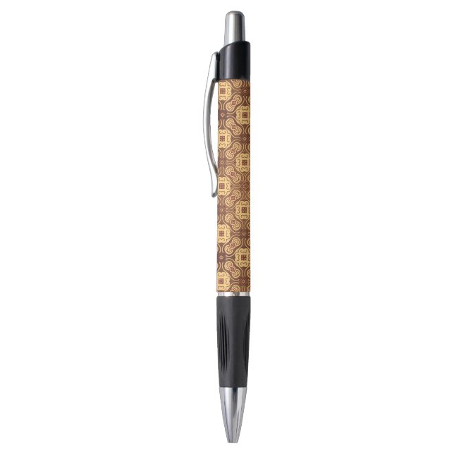 Stylo Rétro arrière - plan coloré de motif (Haut (Vertical))