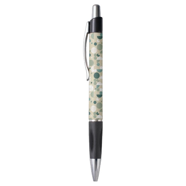 Stylo Rétro motif abstrait (Haut (Vertical))