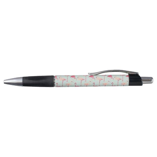 Stylo Rétro motif de Flamant rose (Haut)