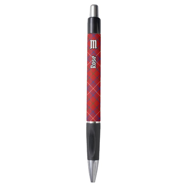 Stylo Rose de clan Tartan (Devant (Vertical))