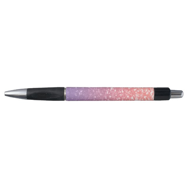Stylo Rose rose violet lavande faux pétille parties scin (Devant)