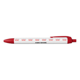 STYLO ROUGE BLANC PERSONNALISABLE MARQUE VERIFIE MODERNE ÉLÉGA