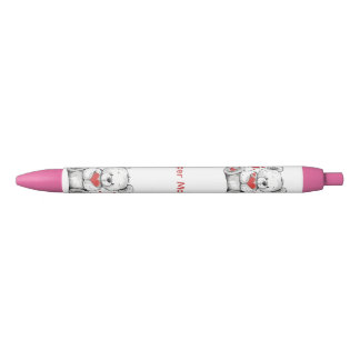 Stylo Rouge crayon nounours d'amour 