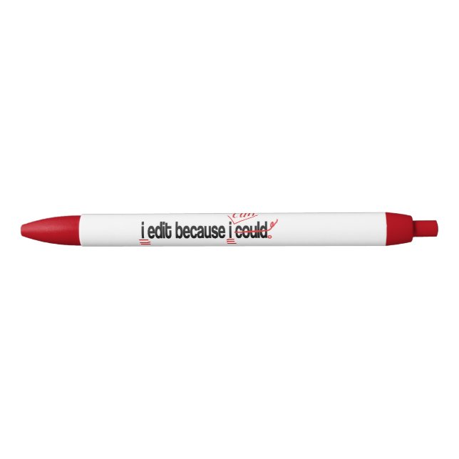 Stylo Rouge Je Modifie Parce Que Je Peux Personnaliser (Devant)