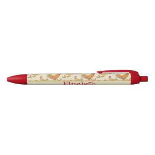 Stylo Rouge La conception Brown de poulet personnalisent