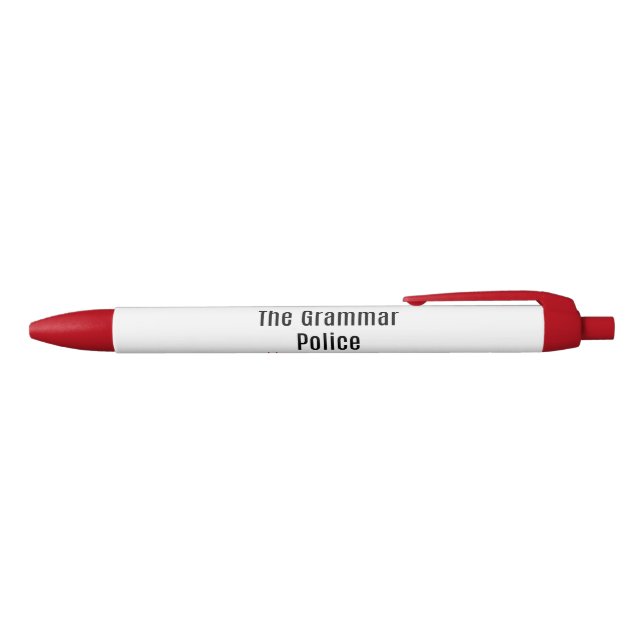 Stylo Rouge La police de grammaire parque (Haut)