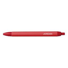 Stylo rouge monogramme