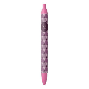 Stylo Rouge Motif Triangles