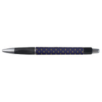Royal Blue Fleur De Lis Motif