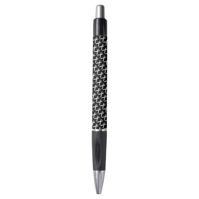 Stylo Ruban blanc standard par Kenneth Yoncich (Devant (Vertical))