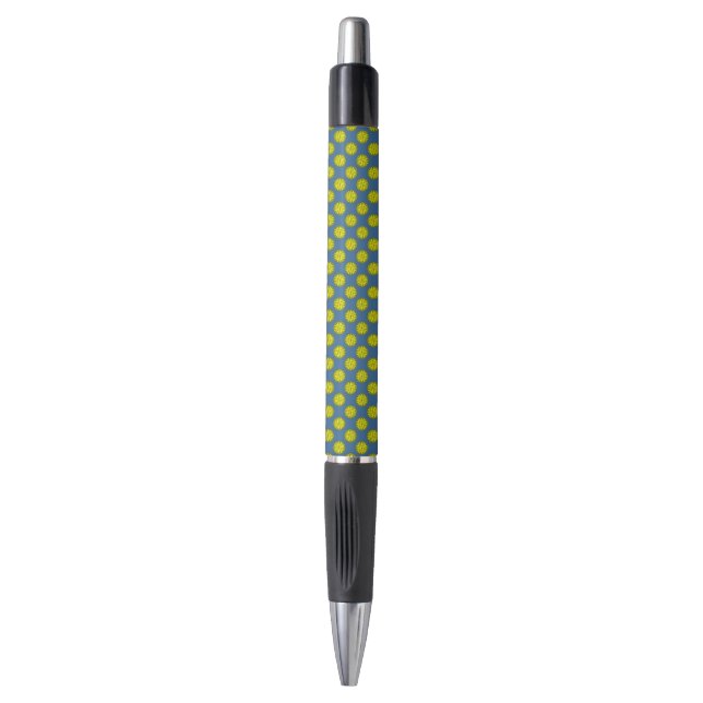 Stylo Ruban de fleurs jaunes par Kenneth Yoncich (Devant (Vertical))