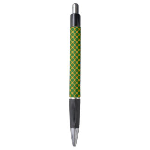 Stylo Ruban de fleurs vert émeraude par Kenneth Yoncich