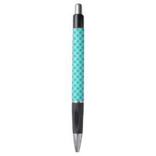 Stylo Ruban de trèfle bleu/Turquoise par Kenneth Yoncich
