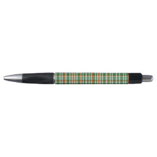 Stylo Saint Patrick jour Irlande Drapeau gingham coloré