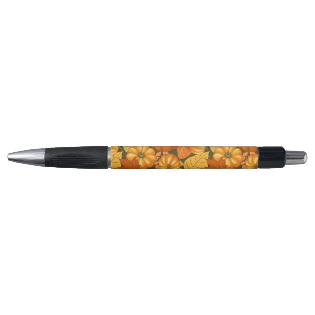 Stylo Saison d'automne Halloween Citrouille Motif (Devant)