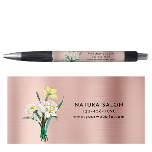 Stylo Salon Daffodil Business Promotionnels Rose Gold