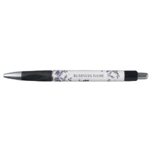 Stylo Salon de beauté Chinoiserie Bleu & Blanc Floral