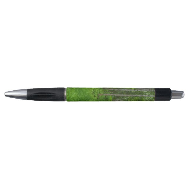 Stylo Sérénité de la forêt verte vibrante (Devant)