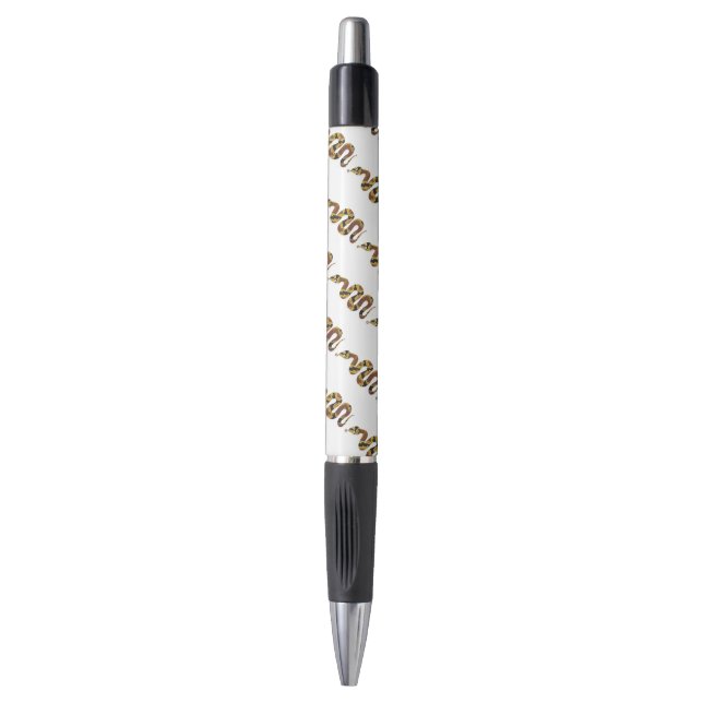 Stylo Serpent Brown et Silhouette Or (Devant (Vertical))