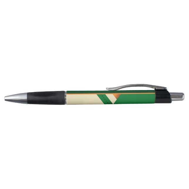 Stylo Shamrock du drapeau irlandais de la Saint Patrick (Haut)