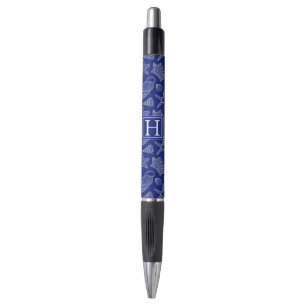 Stylo Shell bleu lumineux modèlent   ajoutent votre