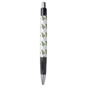 Stylo Silhouette léopard noir et vert