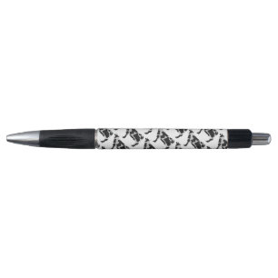 Stylo Silhouette noire et blanche de vache