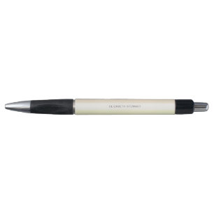 Stylo Simple Moderne Lumière Nom Abricot et Jaune