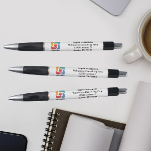 Stylo Société de marketing de logo d'entreprise simple p