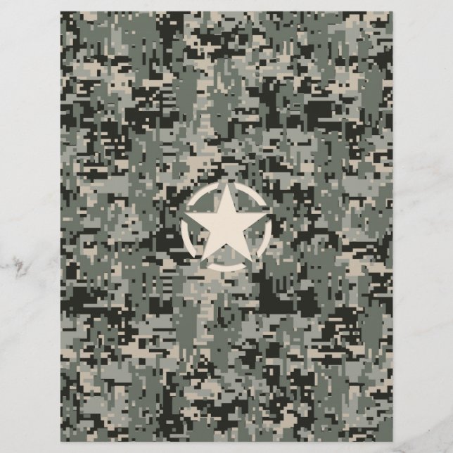 Stylo Star sur le Camouflage numérique (Devant)