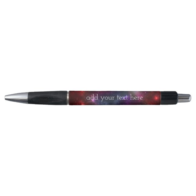 Stylo Starfield avec poussière cosmique multicolore (Devant)