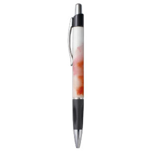 Stylo Tache rouge, peint à la main abstrait d'aquarelle