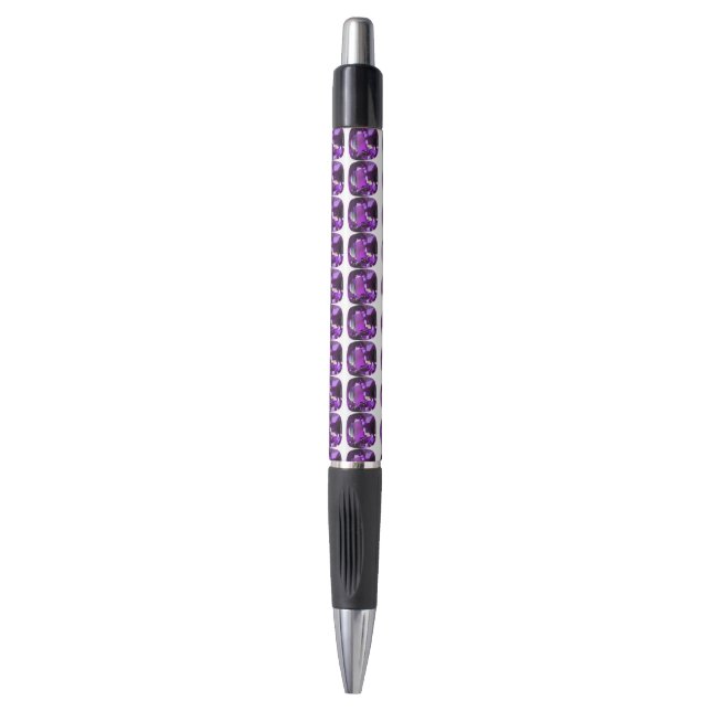 Stylo Tanzanite Gemstone Purple (Devant (Vertical))
