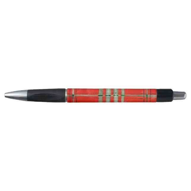 Stylo TARTAN ÉCOSSAIS ROUGE Emmy Pen (Devant)