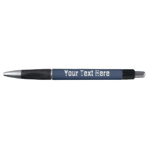 Stylo texte personnalisé avec Jeans bleu Faux