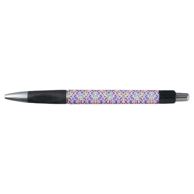 Stylo The pen features black accents and a click  (Devant)