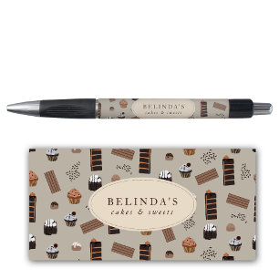 Stylo Thème Chocolat Boulangerie Chef Personnalisé Nom