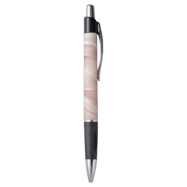Stylo Tracées ondulées rose tendre  (Bas (Vertical))