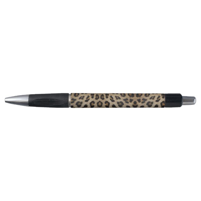 Stylo Trendy élégant audacieux léopard fourrure poster d (Devant)