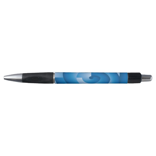 Stylo Triangles bleus tournant (Devant)