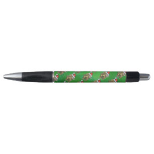 Stylo Tricératops vert Noël