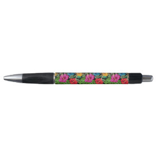 Stylo Tropical Floral Motif d'humeur estivale