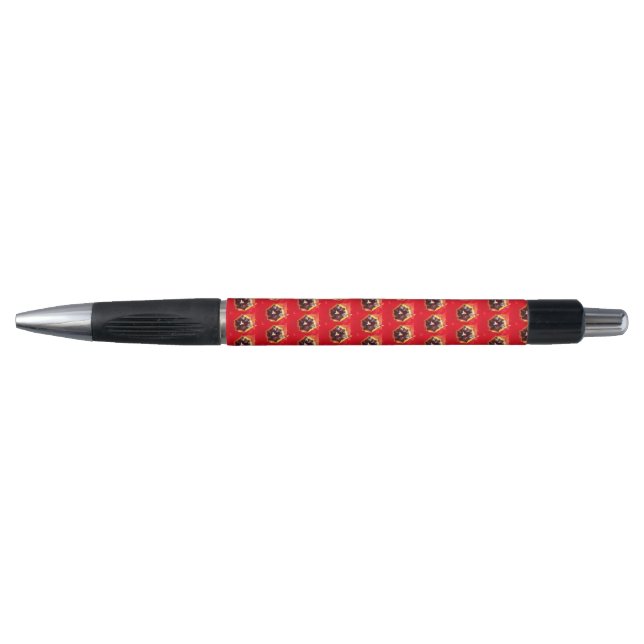 Stylo Tulipe rouge écarlate (Devant)