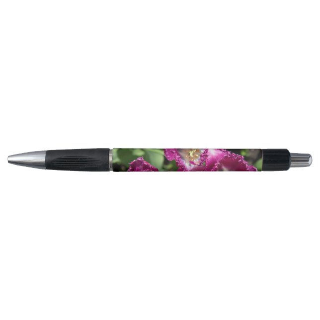 Stylo Tulipes mignonnes pourpres dans le jardin (Devant)