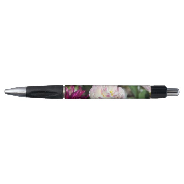 Stylo Tulipes rose vif par jour ensoleillé (Devant)
