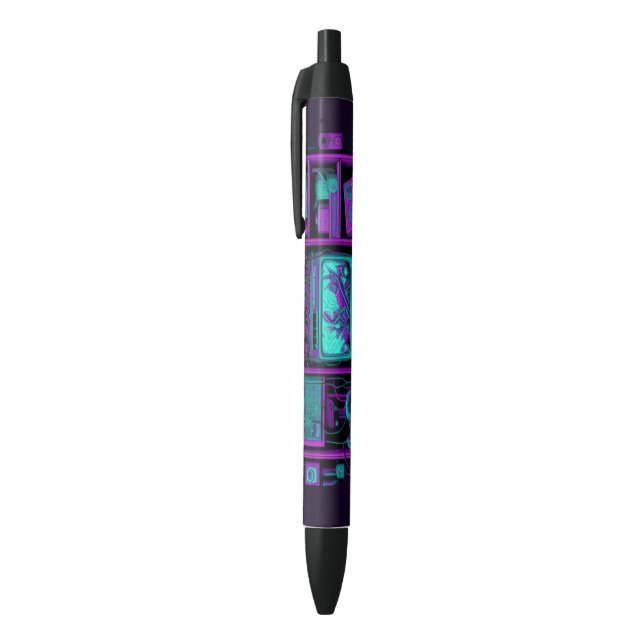 Stylo TV 16 bits cyberpunk (Haut (Vertical))