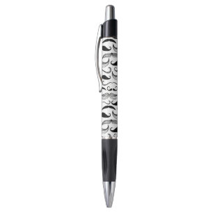 Stylo Un club des messieurs. Motif 2 de moustache