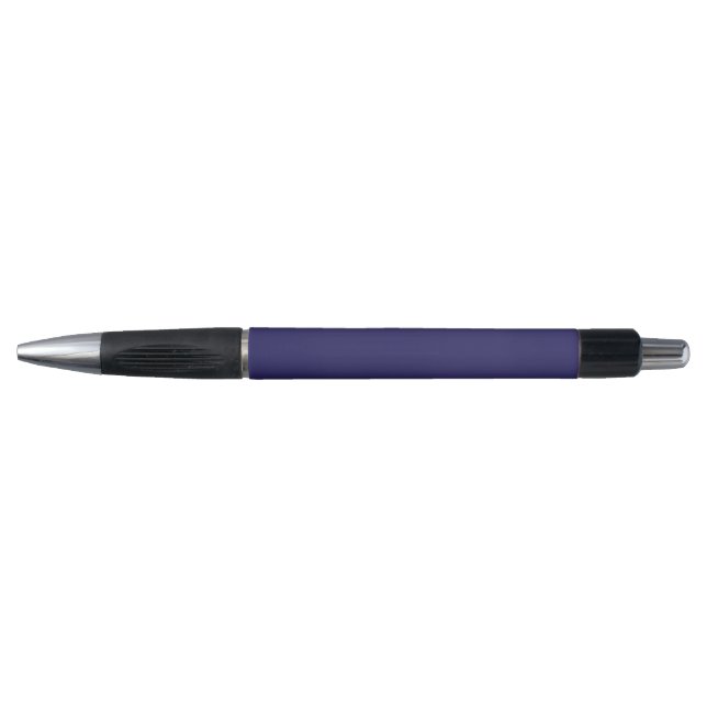 Stylo Un fond bleu foncé accentué par une bordure blanch (Devant)