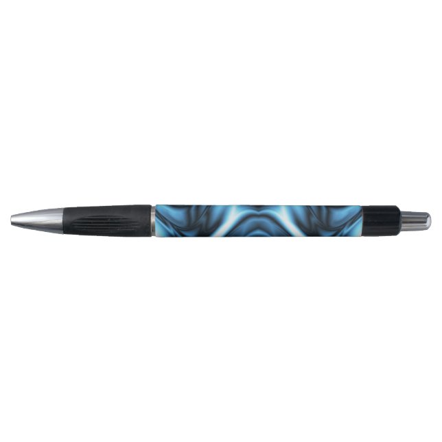 Stylo Vague de soie bleue (Devant)