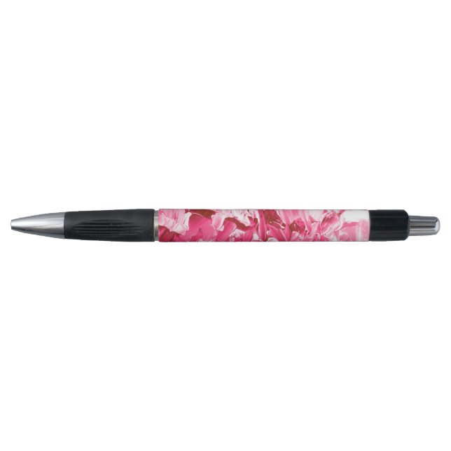 Stylo Vagues de peinture rose Abstraite (Devant)